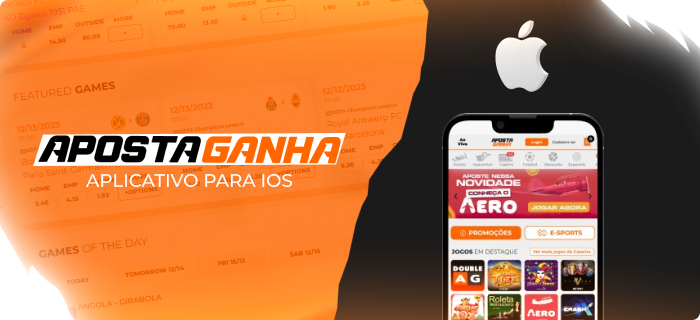 Faça o download do aplicativo Aposta Ganha para iOS e tenha acesso a uma experiência completa de apostas esportivas diretamente do seu dispositivo Apple