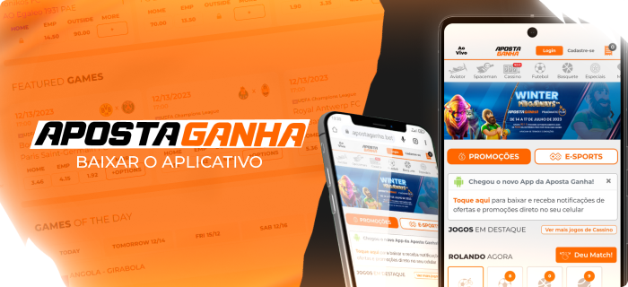 Baixe agora o aplicativo Aposta Ganha Mobile e desfrute da conveniência de fazer suas apostas esportivas no Brasil