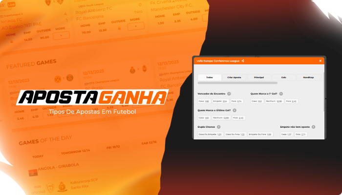 Tipos de Apostas em Futebol