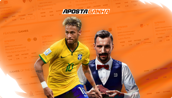 Variedade de jogos e apostas